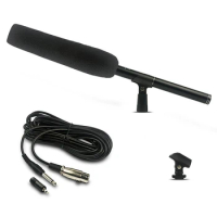 Professional Shotgun Interview Microphone Directional Condenser MIC for Canon Nikon Sony DSLR DV Camcorders