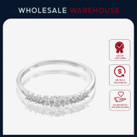 Nhẫn bạc nữ Stone Curve Ring Silver 8336 - Nhẫn bạc ta cao cấp