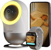 UHD 2.5K Smart Baby Monitor Video e Audio 360 ° PTZ Baby Camera with Monitor Video Control with Lu