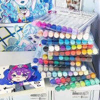 Blue Fruit Acrylic Marker Pen Boxed Morandi Dopamine Water-based Professional Marker Pen Watercolor