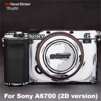 Stylized Decal Skin For Sony A6700 Alpha 6700 Camera Sticker Vinyl Wrap Film Protector Coat ILCE-6700 ILCE6700 Alpha6700