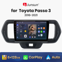 Junsun V1 AI Voice Wireless CarPlay Android Auto Radio for Toyota Passo III 3 2016-2021 4G Car Multimedia GPS 2din autoradio