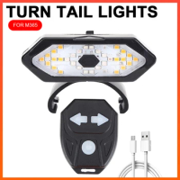 Modified Turn Signal Lamp for Xiaomi M365 1S pro Pro2 for MI3 Electric Scooter USB Rechargable Smart Wireless Light Accessories