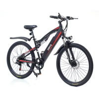 Lithium Electric Mountain Bike 26 Inch 36V Aluminum Alloy Outdoor Cycling Adult Commuter Shock Absorption Electric Bicycle