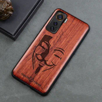 Wood Phone Cases For Vivo IQOO 7 5 Cases Luxury Wooden Cover for Vivo IQOO 5 Pro IQOO Neo 5 Neo 3 Protection Wood Mobile Coques