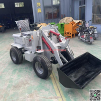 【千羽家居】柴油四驅小鏟車裝載機家用推土機工程單缸養殖小型鏟車電動裝載機