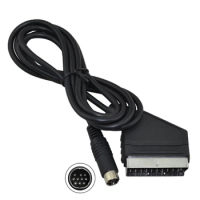1.8m/5.9ft Scart Cable RGB AV Cable Video Cord 20 Pin Connector for sega for saturn Game Console Drop Ship