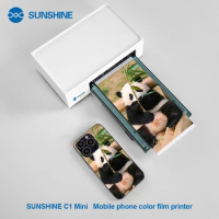 SUNSHINE C1 MINI DIY Color Film Printer 7.5 Inches High-definition Immage Printer machine for Phone Back Cover Protector Printer