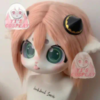 Anime SPY×FAMILY Anya Furry Head Custom Fursuit Kigurumi Cosplay Role Play Handmade Mask Head