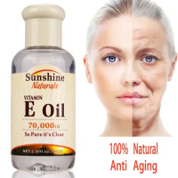 Vitamin E Oil Face Serum Oil Whitening Shrink Pores Anti-wrinkle Lightens Dark Spots Skin Care Essence Cosmestic Makeup Products