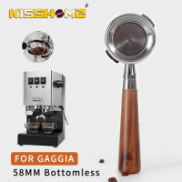 Coffee Bottomless Portafilter Naked 58MM For GAGGIA Classic Replacement Barista Espresso Maker Cafe Machines Accessories