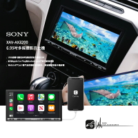 【199超取免運】M1s SONY【XAV-AX3200 】6.95吋多媒體觸控影音主機 *藍芽 安卓 USB 防眩光 CarPlay