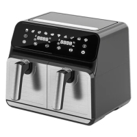 digital smart electric industrial cooker custom double air fryer oven custom oil free deep fryer