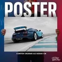 Poster Bugatti Tourbillon Hybrid Next Bisa Cetak Custom Hiasan Dinding Kamar Cowo Otomotif V16 Futur