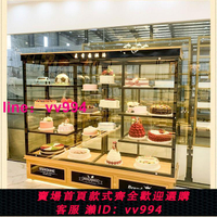 現貨速發生日蛋糕模型展示柜烘焙店多層蛋糕架中島邊柜面包展示柜