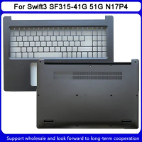 New For Acer Swift3 SF315-41G 51G N17P4 Upper Case Cover palmrest case keyboard frame shell Bottom Case Cover