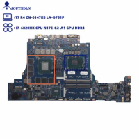 JOUTNDLN FOR DELL ALIENWARE 17 R4 Laptop Motherboard 147K8 0147K8 CN-0147K8 BAP10 LA-D751P I7-6820HK CPU N17E-G2-A1 GPU DDR4