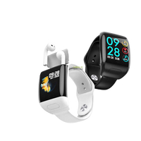 LEMFO G36 雙耳無線藍芽耳機+智慧手錶 藍芽5.0 訊息通知/心率/記步/運動