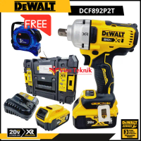 Brushless Impact Wrench Mesin Pembuka Baut DEWALT DCF892P2T DCF892 - PAKET 2 BATERAI