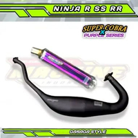 KNALPOT NINJA R SS RR SUPER COBRA PURPLE SERIES ORIGINAL MACHINE INDONESIA BUKAN RS1 purple