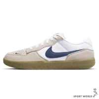 Nike 男鞋 女鞋 休閒鞋 滑板 麂皮 SB FORCE 58 白藍褐 CZ2959-100