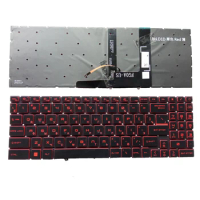 New RU Keyboard For MSI GF66 11SC 11UC 12UD GL66 11UCK 12UEK MS-1582 MS-1581 Red Backlit