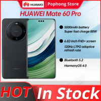 HUAWEI Mate 60 Pro Mobile Phone 6.82 inches 12GB RAM 512GB ROM 88W SuperCharge 50MP Triple Cameras HarmonyOS 4.0