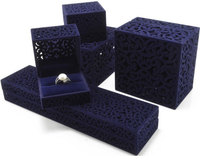 鏤空新款戒指盒翡翠盒子吊墜首飾飾品盒手鏈長鏈盒戒子手鐲收納盒
