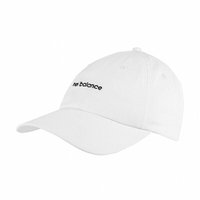 【NEW BALANCE】NB 休閒 復古帽 棒球帽 刺繡 白色 帽子 -LAH21100WK