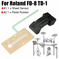 Bahagian Getah, 1 Set, Untuk Gendang Roland FD-8, TD-1, TD-9, TD-11, TD-15, TD-17, TD 1 9 11 15 17 H