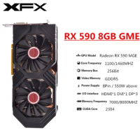 XFX RX 590 8GB Graphics Cards R7 R9AMD GPU Radeon RX590 Video Card Desktop PC Game Mining