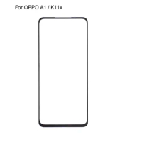 For OPPO A1 Front LCD Glass Lens touchscreen For OPPO K11X Touch screen Panel Outer Screen Glass without flex