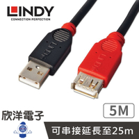※ 欣洋電子 ※ LINDY林帝 USB延長線 USB 2.0 TYPE-A 公 TO 母 延長線 5M 5公尺 (42817)