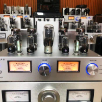 25W*2 SVEGZEU KT88 fever silver wire double tube rectifier high power single-ended class A tube amplifier KT88*4 6H8C*2 6H8*2