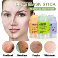 Green Tea Cleansing Stick Mask for Face Moisturizes Oil Deep Cleaning Blackhead Remover Face Mask for All Skins