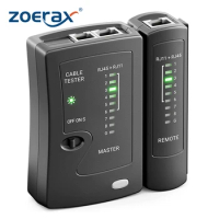 ZoeRax Network Ethernet Cable Tester for LAN RJ45 Cat5 Cat5e Cat6 Cat6a Cat7 UTP/Shielded Cable and RJ11 RJ12