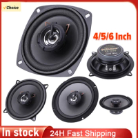 4/5/6 Inch Car HiFi Coaxial Speaker 12V 2 Way Auto Audio Music Stereo Subwoofer 300W/400W/500W Full Range Frequency Speaker