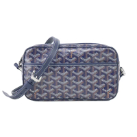 【GOYARD 高雅德】CAPVERT塗料帆布相機包(海軍藍)