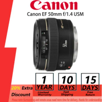 Canon EF 50mm F1.4 USM Large Aperture Fixed Focus Auto Focus Full Frame DSLR Camera Lens For 250D 90D 5D II 6D SL3 T8i