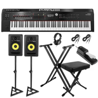 Hot Selling Roland RD-2000 Digital Stage Piano + KRK ROKIT 5 RP5G3 Studio Monitor Pair + Stands Package