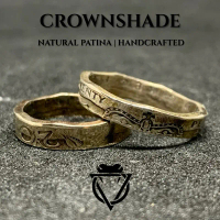 Cincin Pria Vintage 20 Pence UK Ring Koin Kuno | ViceRings