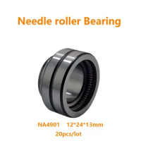 20pcs/lot NA4901 12*24*13mm Inner ring needle roller bearings Heavy duty Needle roller Bearing 12×24×13mm