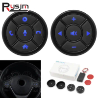 New Universal Remote Control Buttons 10 Keys Wireless Car Steering Wheel Controller For Car Radio DVD GPS Multimedia Navigation