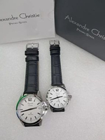 JAM TANGAN COUPLE AC/JAM PASANGAN PRIA DAN WANITA ALEXANDRE CHRISTIE PRIMO COUPLE ORIGINAL LEATHER A
