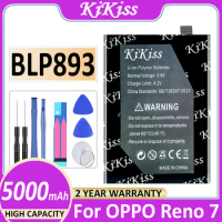 Battery BLP893 5000mAh For OPPO Reno7 RENO 7 Bateria