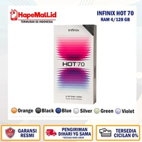 INFINIX HOT 70 4/128 GB GARANSI RESMI INFINIX TERMURAH Orange