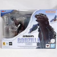 Original Bandai Genuine Shm Godzilla 2002 Figure Action Figures Anime Figure Model Collect Boy Toys Figure 1/6 Second Edition