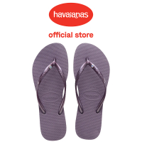 【havaianas 哈瓦仕】拖鞋 女鞋 夾腳拖 水鑽 Slim Crystal SW II 紫色 4145651-1780W(哈瓦士)
