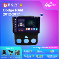EKIY X7 Android 10 Car Radio For Dodge RAM 2012 - 2017 Multimedia Player Tape Recorder Head Unit GPS Navi Carplay Auto No 2din