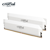 美光 Micron Crucial PRO D5 6000 32G(16G*2)超頻(雙通)(白散熱片)